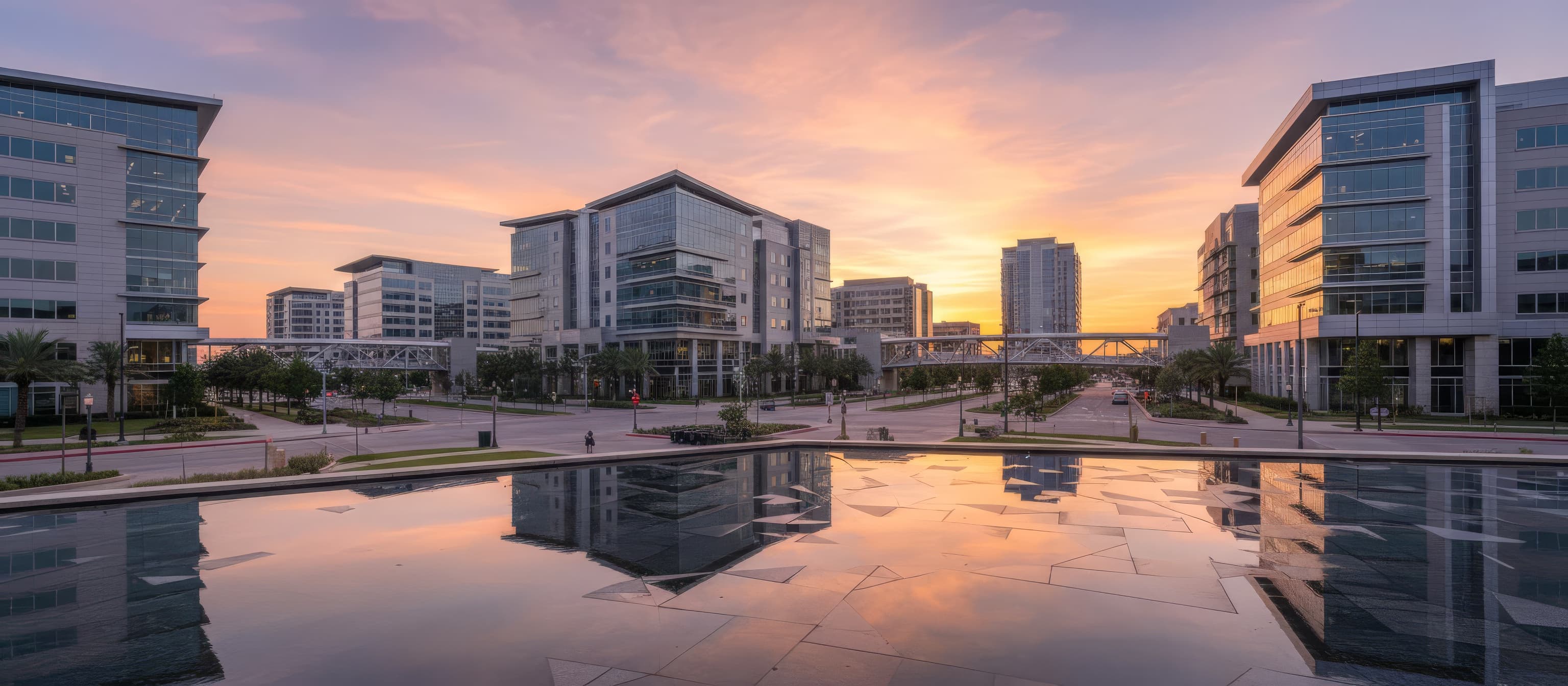 Galveston County skyline and cityscape - True North Title service area