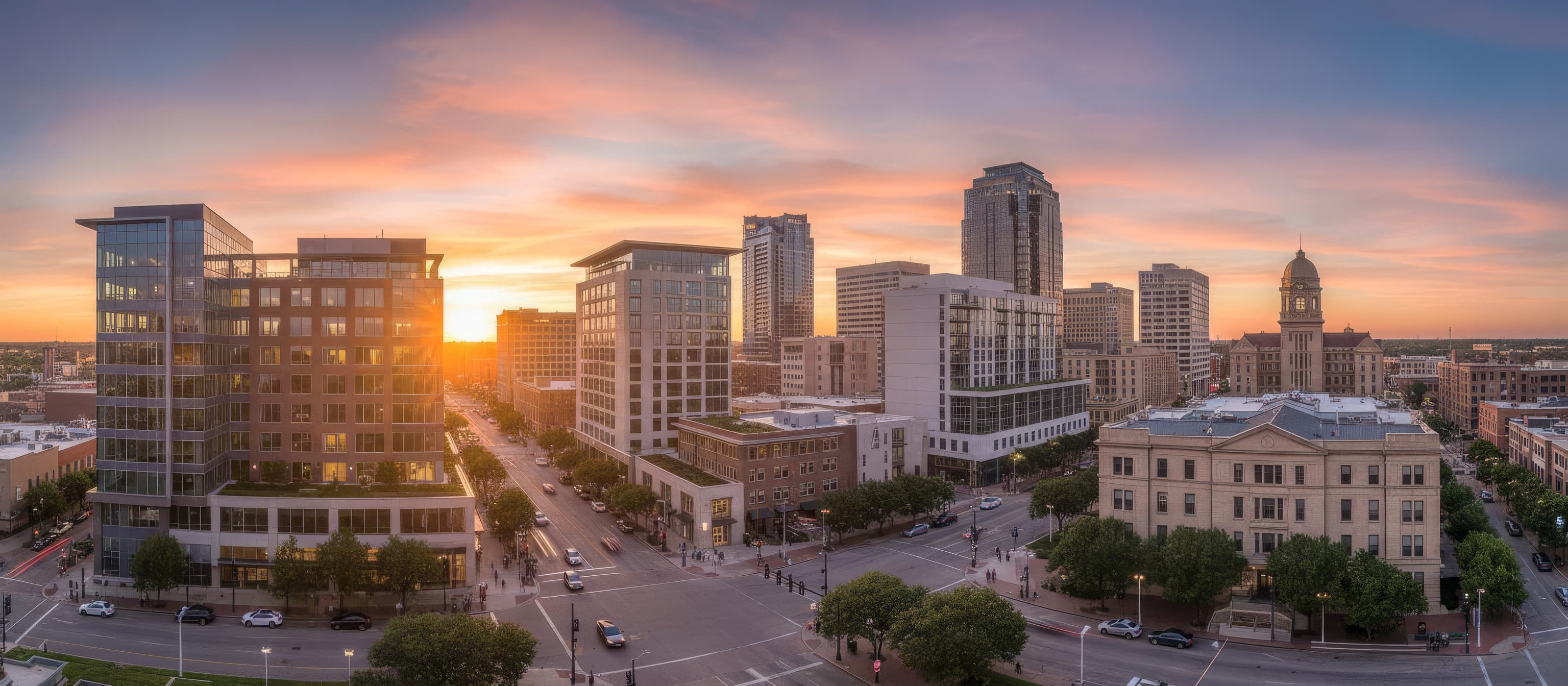 Denton County skyline and cityscape - True North Title service area