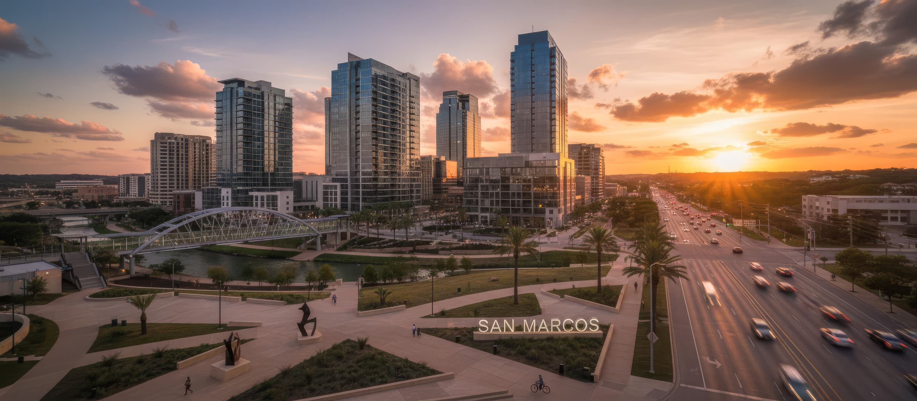 Williamson County skyline and cityscape - True North Title service area